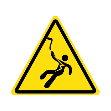 Electrical Shock Electrocution Symbol Sign.Isolate On White Background. Vector Illustration epsのイラスト素材