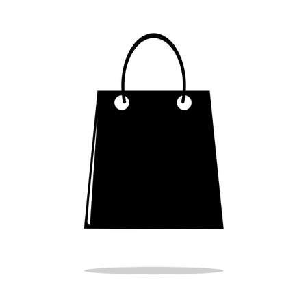 shopping bag icon. flat design best logo. vector illustrationのイラスト素材