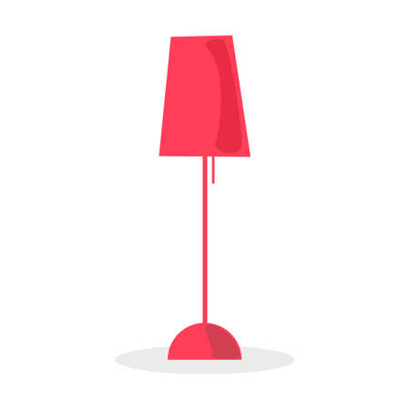 lamp. Vector piece of furniture. decorative bright lighting equipment epsのイラスト素材