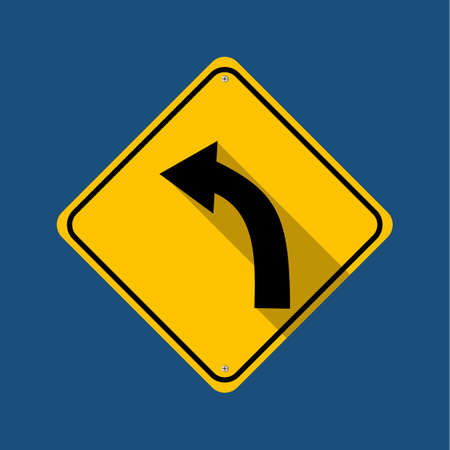 Traffic sign. Road sign isolated on the background. Vector illustrationのイラスト素材