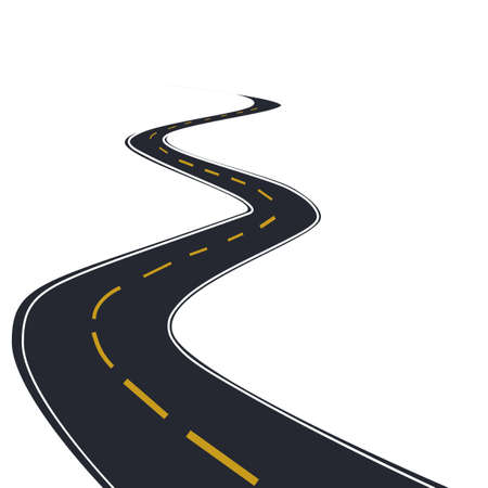 Road signs isolated. Yellow road sign. vector illustrationのイラスト素材
