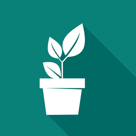 modern plant pot icon. plant pot. nature concept vector illustrationのイラスト素材