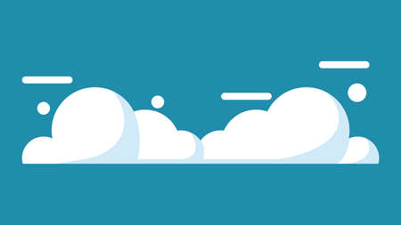 Cloud logo. Cloud icon isolated on background. vector illustrationのイラスト素材