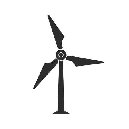 Wind power icon isolated on white background. wind vector illustrationのイラスト素材