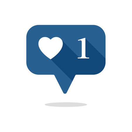 Like Icon isolated on white background. like vector illustrationのイラスト素材