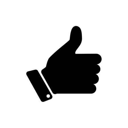 Like icon. Social media sign. Like logo symbol vectorのイラスト素材