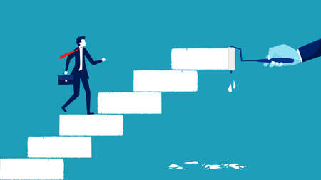 progress. Personal development. personal growth ideas. business concept. vector