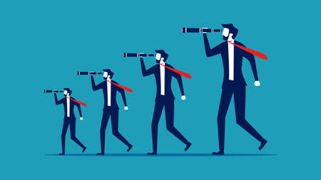 Business team. Brainstorming and combining multiple professional colleagues. business concept vectorのイラスト素材