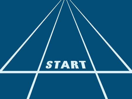 Start a new journey and future vision concept. traveling on the big roadのイラスト素材