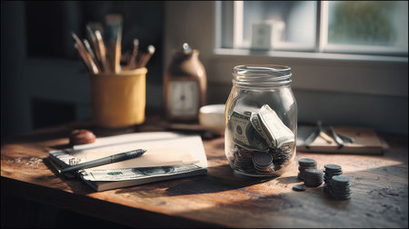 passive income concept, natural lightingの素材