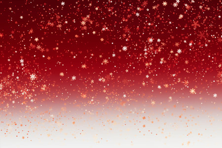 Falling snowflakes PNG, seamless transparent backgroundの素材