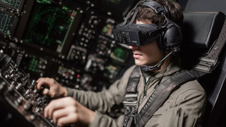 virtual reality learning, digital, interactive, simulatorsの素材