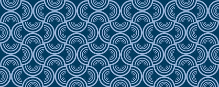 Blue flowing texture background. Vector wavy pattern backgroundのイラスト素材