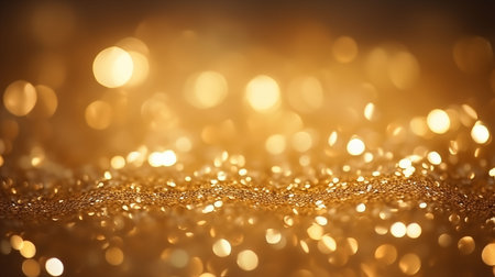 Elegant gold glitter texture, sparkling macro surface, luxury celebration vibeの素材