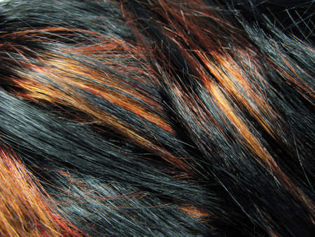 black highlight hair texture abstract background