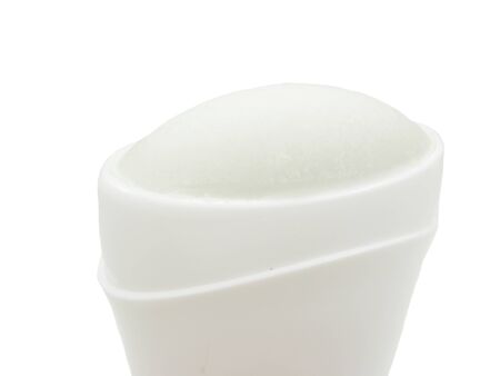 hygienic deodorant isolated on whiteの写真素材