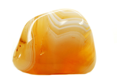 botswana agate with chalcedony geological crystal isolated
