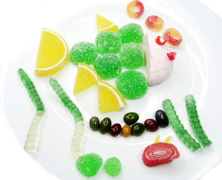 creative marmalade candy sweet child dessertの写真素材