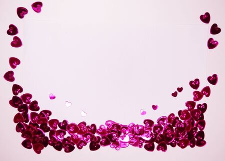 greeting card love valentine's day with hearts