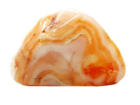 botswana agate chalcedony quartz semigem geological mineral isolated