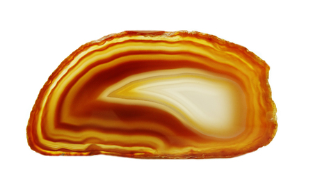 agate chalcedony quartz semigem geological mineral isolated