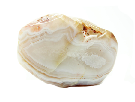 botswana agate chalcedony quartz semigem geological mineral isolatedの写真素材