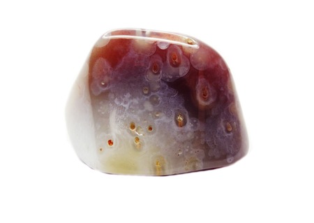 botswana agate chalcedony quartz semigem geological mineral isolatedの写真素材