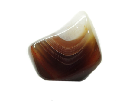 botswana agate chalcedony quartz semigem geological mineral isolated