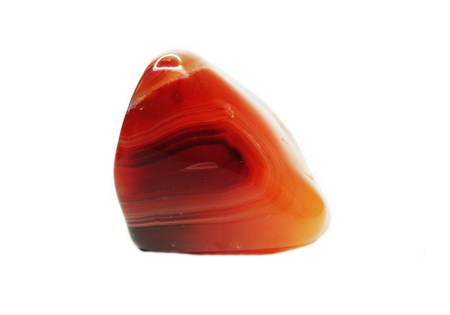 botswana agate chalcedony quartz semigem geological mineral isolatedの写真素材