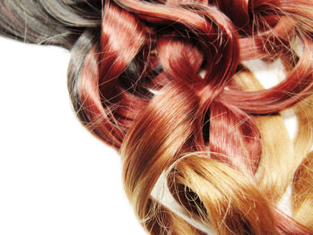 hair texture ombre curly abstract fashion style background                               