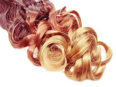 hair texture ombre curly abstract fashion style background                               の写真素材