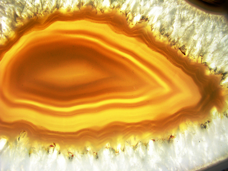 botswana agate chalcedony quartz macro detail semigem geological mineral texture backgroundの写真素材