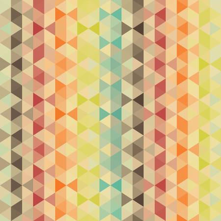 Retro pattern of geometric shapes. Colorful-mosaic-ban ner. Geometric hipster retro background with...