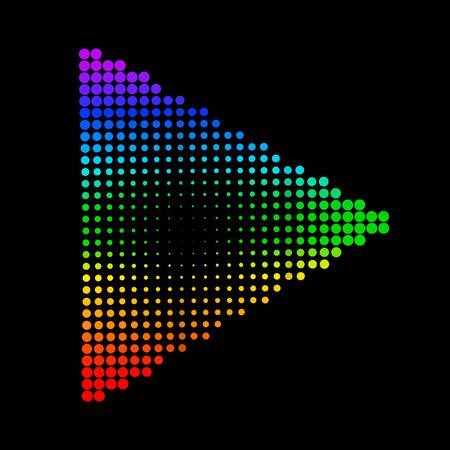 Cmyk Halftone banners.のイラスト素材