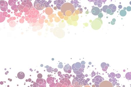 Abstract colorful circles backgroundのイラスト素材