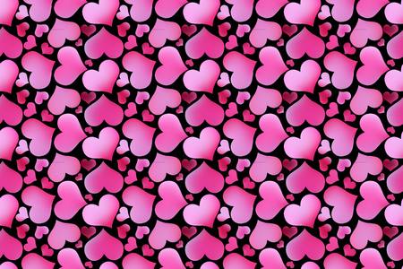 beautiful seamless pattern with hearts
