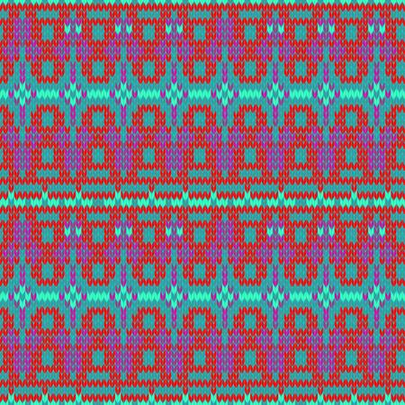 color knitted Christmas seamless pattern. 10 epsのイラスト素材