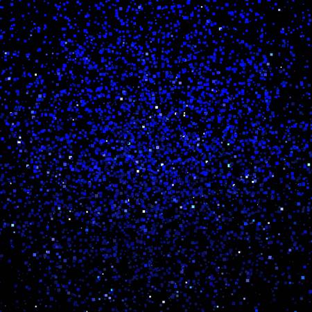 Abstract bokeh background. blue lights on a black background