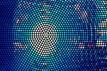 Illustration of Spiral Galaxy. Vector. abstract blue spiralのイラスト素材