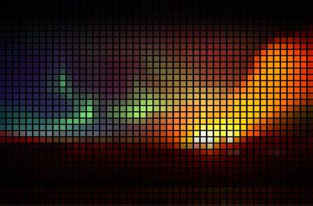 orange geometric flash. vector illustrationのイラスト素材