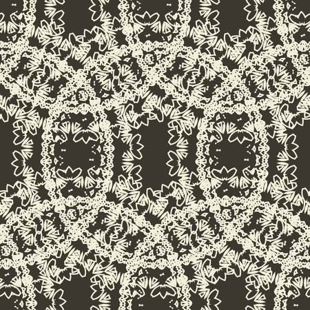 Seamless pattern circles with grunge effect.のイラスト素材