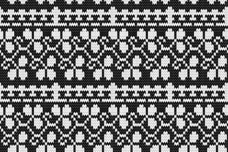 Seamless knitted pattern. Seamless knitted pattern. Vector illustration for your graphic designのイラスト素材