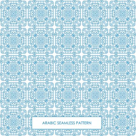 Modern line vector traditional arabic pattern background design. Ideal for wall decoration, printables and wrapping paper designのイラスト素材