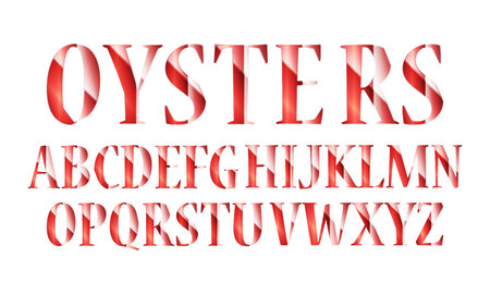 Vintage decorative font. Sample design with decorative and grunge elements. Vector illustrationのイラスト素材