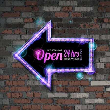 Vector marquee arrow symbol. 10 epsのイラスト素材