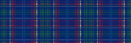 Scottish Black Watch Tartan. Seamless pattern. Vector illustration