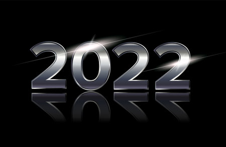 Happy New Year 2022 Design. vector illustrationのイラスト素材