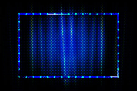 Premium Dark blue curtain scene gracefully. Cover with vertical motion blur and text premium. Like curtains in theater. Elegance vector backdrop with vintage signのイラスト素材