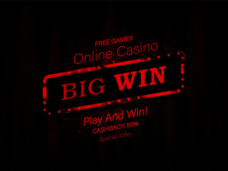 Win Big Prizes 3D Typography Retro Vintage Logo Vectorのイラスト素材