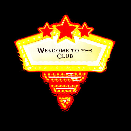 Frame with glowing shiny LED light bulbs, vector illustration. Red gold poker chip shining casino banner color background. Signboard lamps border for casino, poker, roulette, black jackのイラスト素材